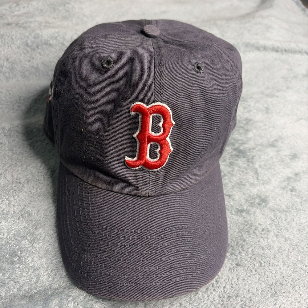 VINTAGE! 47' Boston Red Sox Fenway Park Navy Blue Cotton Baseball Hat Cap